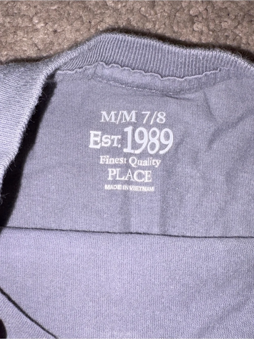 Boy’s Grey Children’s Place Graphic Tiger Tee Size: M